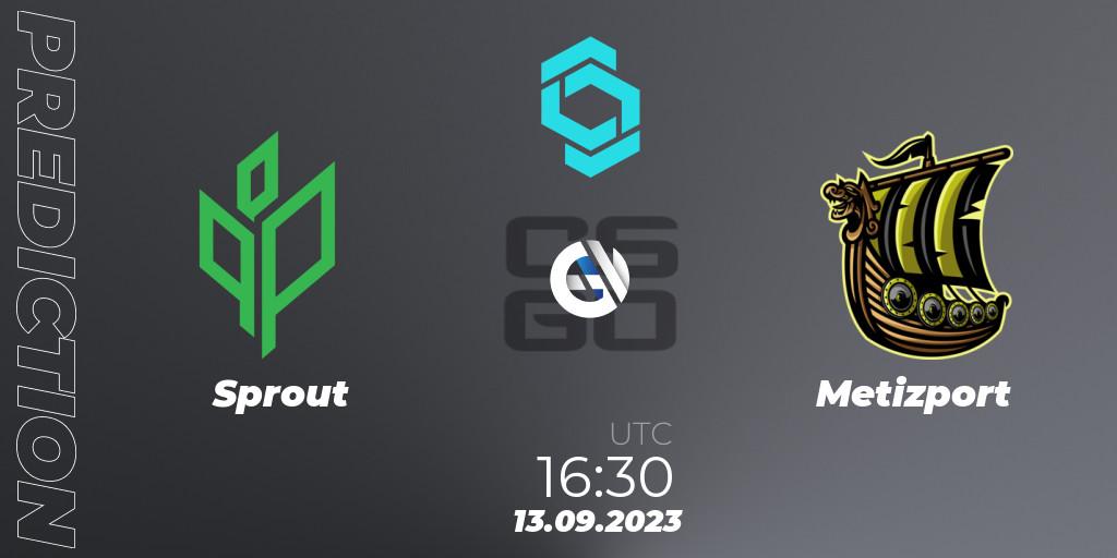 Sprout - Metizport: Maç tahminleri. 13.09.2023 at 16:30, Counter-Strike (CS2), CCT North Europe Series #8: Closed Qualifier