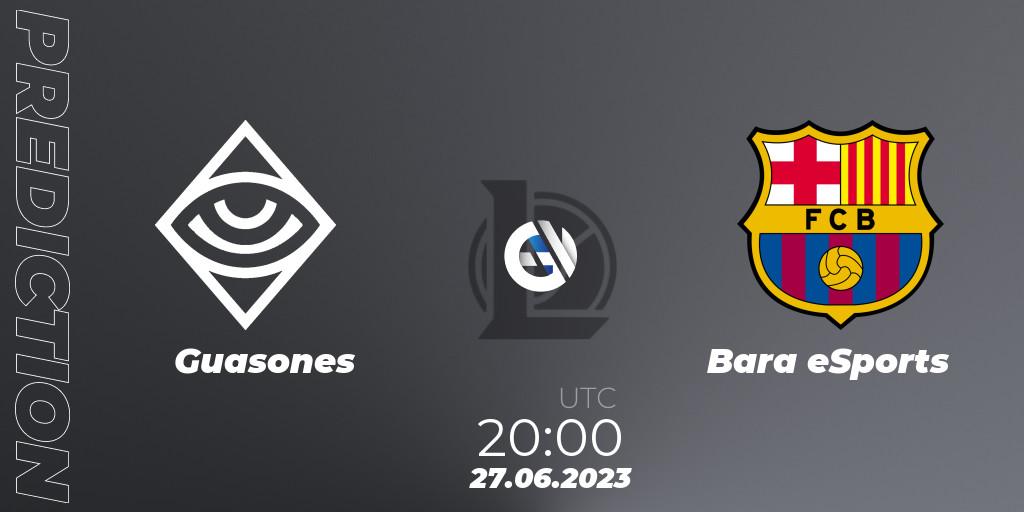 Guasones - Barça eSports: Maç tahminleri. 27.06.2023 at 18:00, LoL, Superliga Summer 2023 - Group Stage