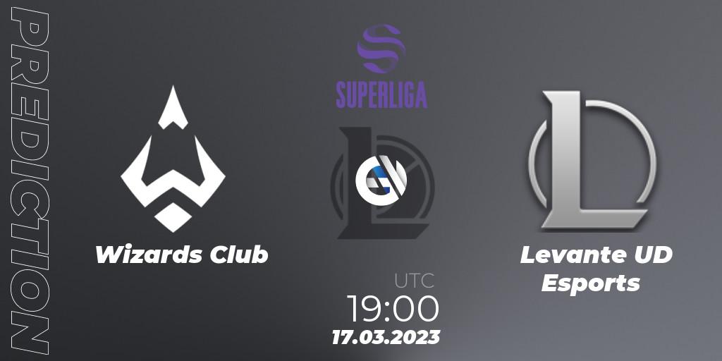 Wizards Club - Levante UD Esports: Maç tahminleri. 17.03.2023 at 19:00, LoL, LVP Superliga 2nd Division Spring 2023 - Group Stage