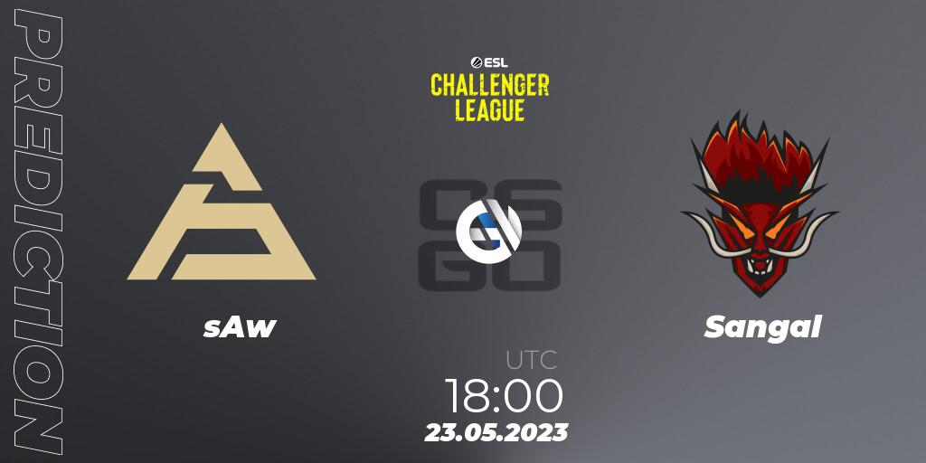 sAw - Sangal: Maç tahminleri. 22.05.2023 at 18:00, Counter-Strike (CS2), ESL Challenger League Season 45: Europe