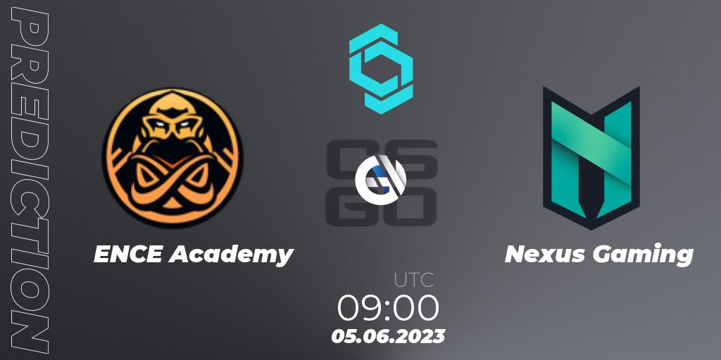 ENCE Academy - Nexus Gaming: Maç tahminleri. 05.06.23, CS2 (CS:GO), CCT North Europe Series 5