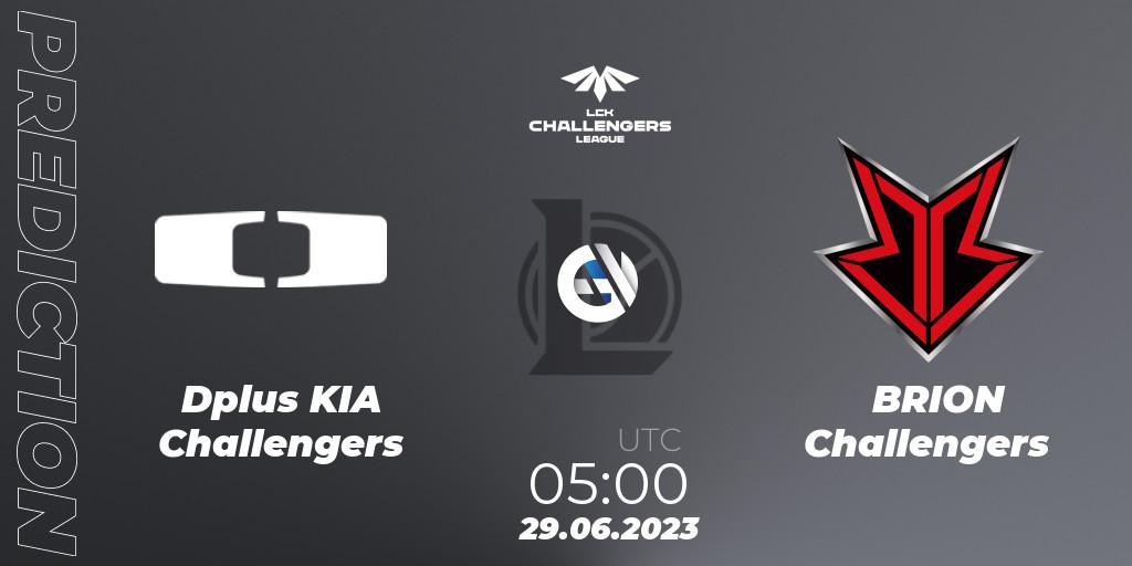 Dplus KIA Challengers - BRION Challengers: Maç tahminleri. 29.06.23, LoL, LCK Challengers League 2023 Summer - Group Stage