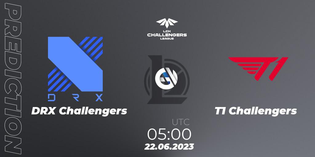 DRX Challengers - T1 Challengers: Maç tahminleri. 22.06.23, LoL, LCK Challengers League 2023 Summer - Group Stage