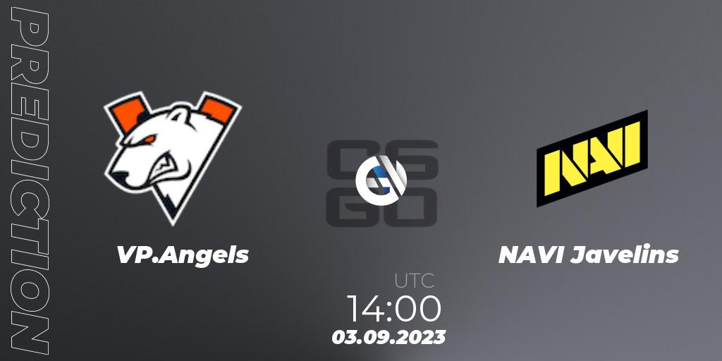 VP.Angels - NAVI Javelins: Maç tahminleri. 03.09.2023 at 14:00, Counter-Strike (CS2), ESL Impact Summer 2023 Cash Cup 5 Europe