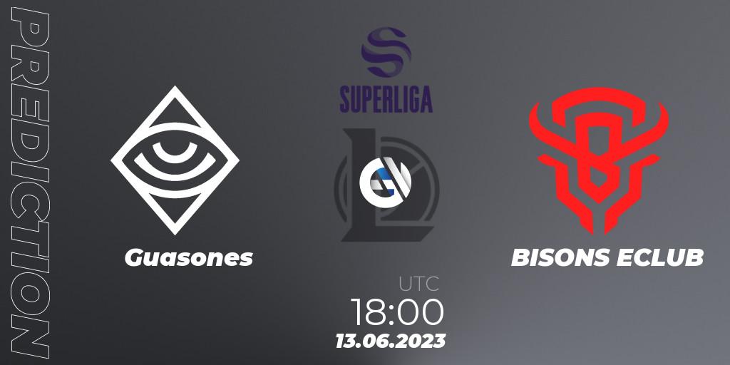 Guasones - BISONS ECLUB: Maç tahminleri. 13.06.23, LoL, Superliga Summer 2023 - Group Stage