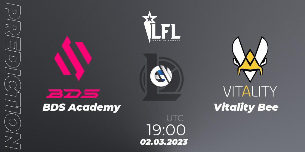 BDS Academy - Vitality Bee: Maç tahminleri. 02.03.2023 at 19:00, LoL, LFL Spring 2023 - Group Stage