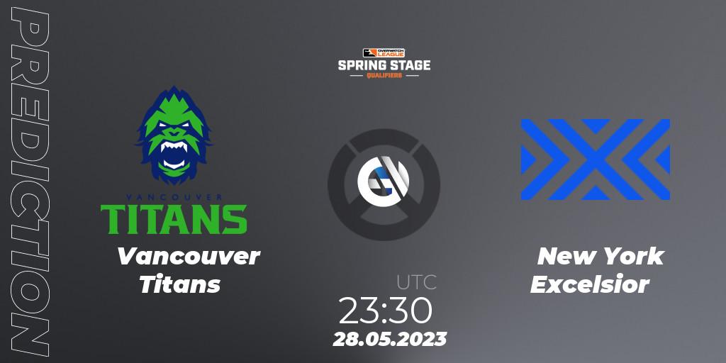 Vancouver Titans - New York Excelsior: Maç tahminleri. 28.05.2023 at 23:30, Overwatch, OWL Stage Qualifiers Spring 2023 West