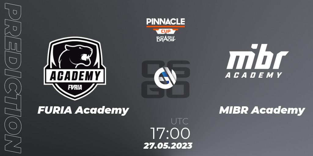 FURIA Academy - MIBR Academy: Maç tahminleri. 27.05.2023 at 17:00, Counter-Strike (CS2), Pinnacle Brazil Cup 1