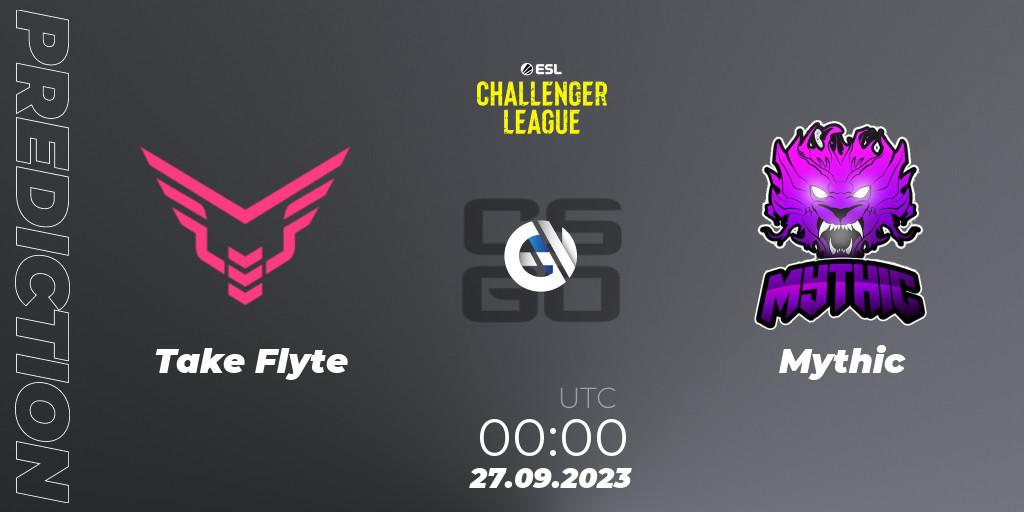 Take Flyte - Mythic: Maç tahminleri. 27.09.23, CS2 (CS:GO), ESL Challenger League Season 46: North America