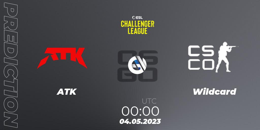 ATK - Wildcard: Maç tahminleri. 04.05.2023 at 00:00, Counter-Strike (CS2), ESL Challenger League Season 45: North America