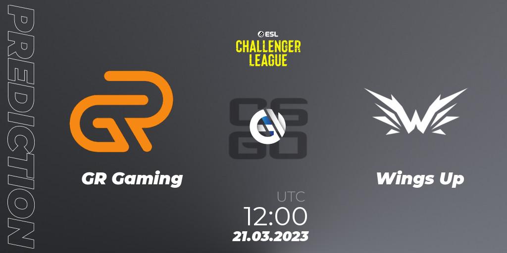 GR Gaming - Wings Up: Maç tahminleri. 21.03.23, CS2 (CS:GO), ESL Challenger League Season 44: Asia-Pacific