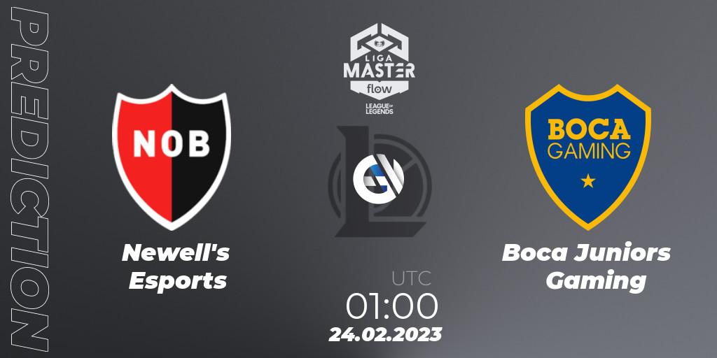 Newell's Esports - Boca Juniors Gaming: Maç tahminleri. 24.02.2023 at 01:00, LoL, Liga Master Opening 2023 - Group Stage