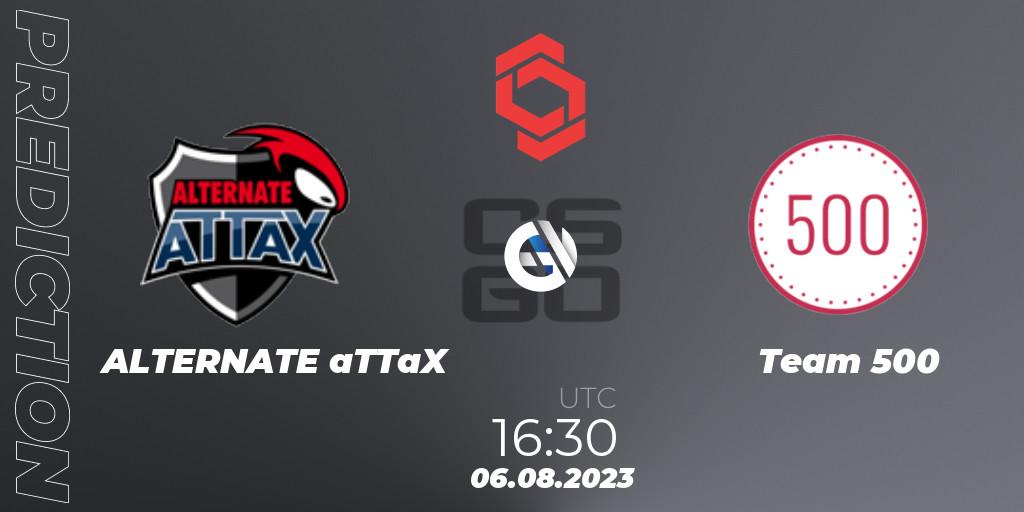 ALTERNATE aTTaX - Team 500: Maç tahminleri. 06.08.2023 at 18:05, Counter-Strike (CS2), CCT Central Europe Series #7