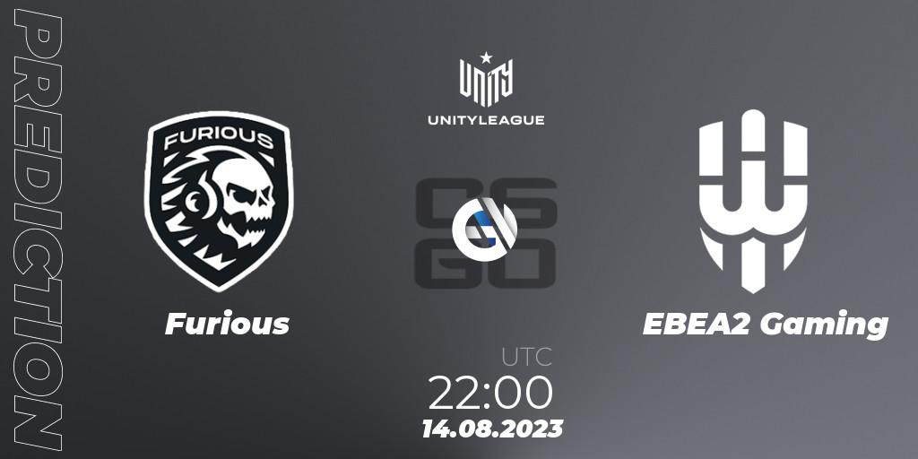 Furious - EBEA2 Gaming: Maç tahminleri. 14.08.2023 at 22:00, Counter-Strike (CS2), LVP Unity League Argentina 2023