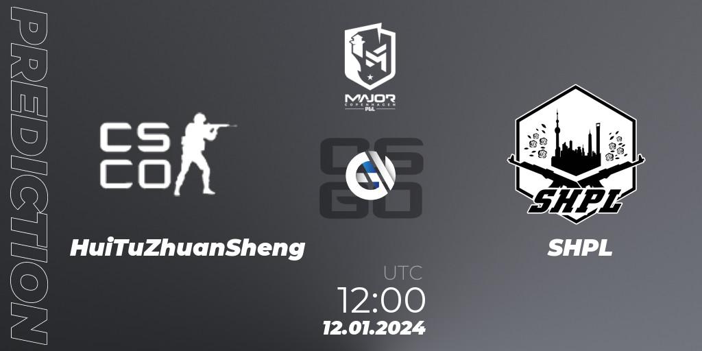 HuiTuZhuanSheng - SHPL: Maç tahminleri. 12.01.2024 at 12:00, Counter-Strike (CS2), PGL CS2 Major Copenhagen 2024 China RMR Open Qualifier