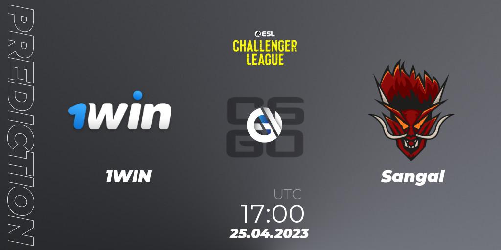 1WIN - Sangal: Maç tahminleri. 25.04.2023 at 17:00, Counter-Strike (CS2), ESL Challenger League Season 45: Europe