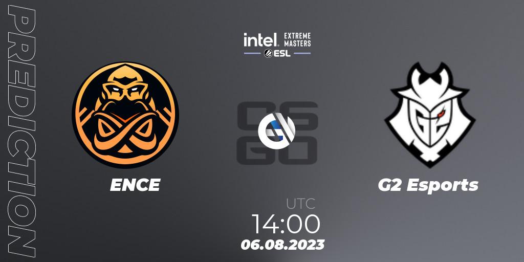 ENCE - G2 Esports: Maç tahminleri. 06.08.2023 at 14:00, Counter-Strike (CS2), IEM Cologne 2023