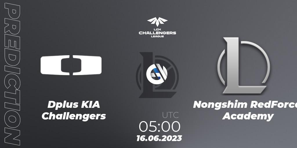 Dplus KIA Challengers - Nongshim RedForce Academy: Maç tahminleri. 16.06.23, LoL, LCK Challengers League 2023 Summer - Group Stage