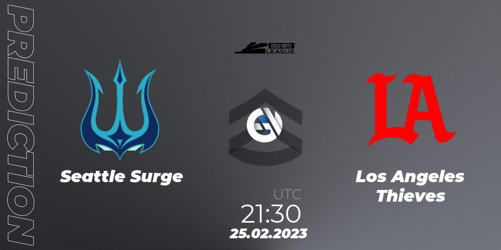 Seattle Surge - Los Angeles Thieves: Maç tahminleri. 25.02.2023 at 21:30, Call of Duty, Call of Duty League 2023: Stage 3 Major Qualifiers
