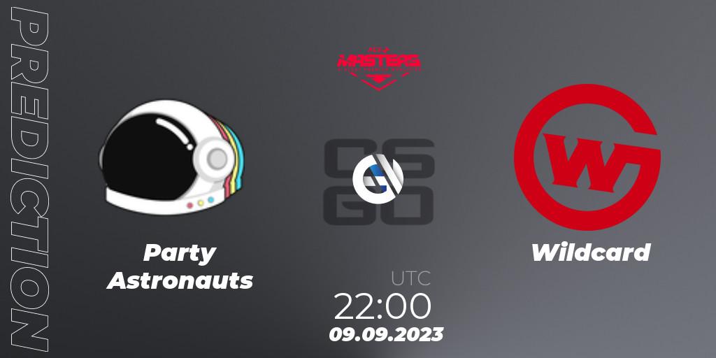 Party Astronauts - Wildcard: Maç tahminleri. 09.09.2023 at 22:00, Counter-Strike (CS2), Ace North American Masters Fall 2023 - BLAST Premier Qualifier