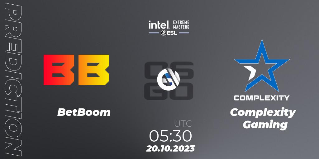 BetBoom - Complexity Gaming: Maç tahminleri. 20.10.23, CS2 (CS:GO), IEM Sydney 2023