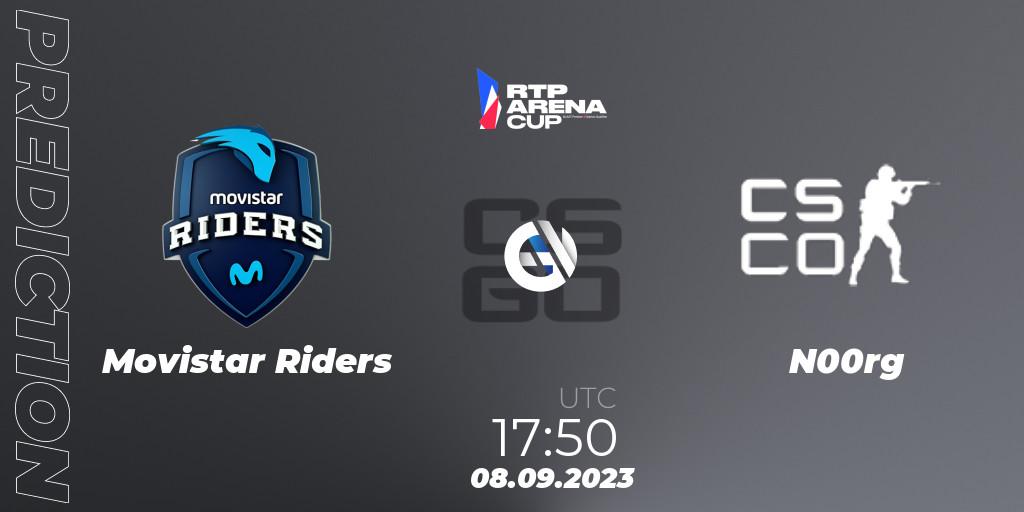 Movistar Riders - N00rg: Maç tahminleri. 08.09.23, CS2 (CS:GO), RTP Arena Cup 2023