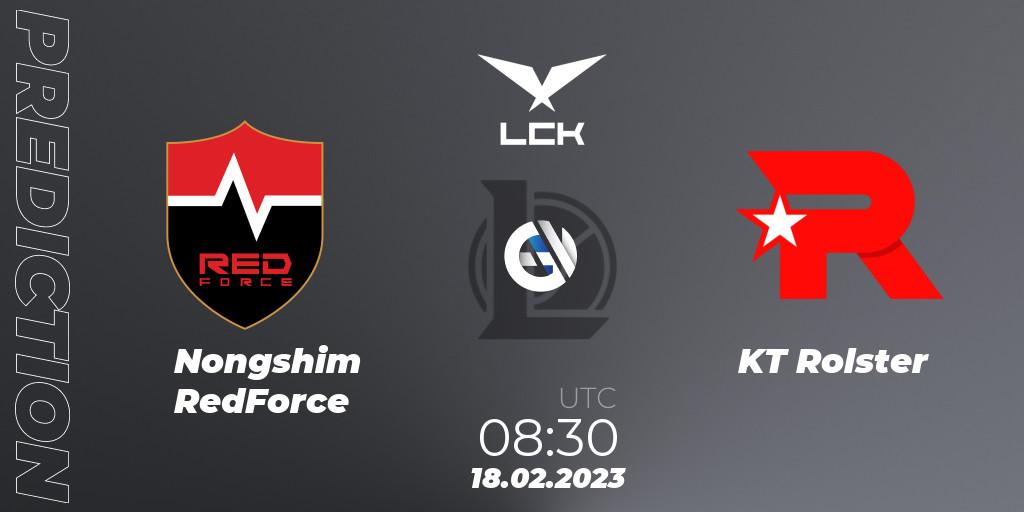 Nongshim RedForce - KT Rolster: Maç tahminleri. 18.02.2023 at 09:35, LoL, LCK Spring 2023 - Group Stage