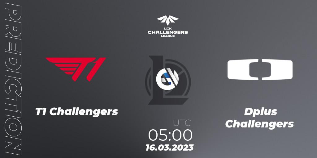 T1 Challengers - Dplus Challengers: Maç tahminleri. 16.03.2023 at 05:00, LoL, LCK Challengers League 2023 Spring