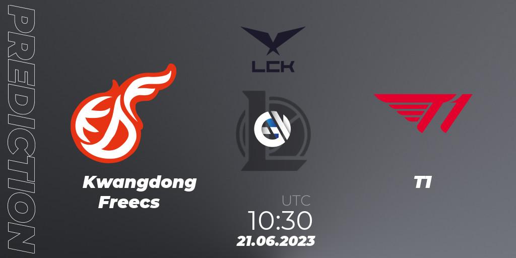 Kwangdong Freecs - T1: Maç tahminleri. 21.06.23, LoL, LCK Summer 2023 Regular Season