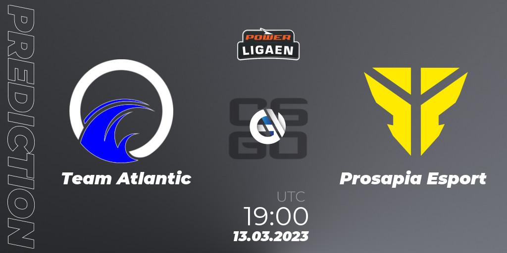 Team Atlantic - Prosapia Esport: Maç tahminleri. 13.03.2023 at 19:00, Counter-Strike (CS2), Dust2.dk Ligaen Season 22