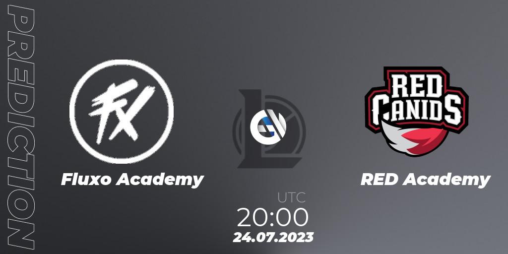 Fluxo Academy - RED Academy: Maç tahminleri. 24.07.2023 at 20:00, LoL, CBLOL Academy Split 2 2023 - Group Stage