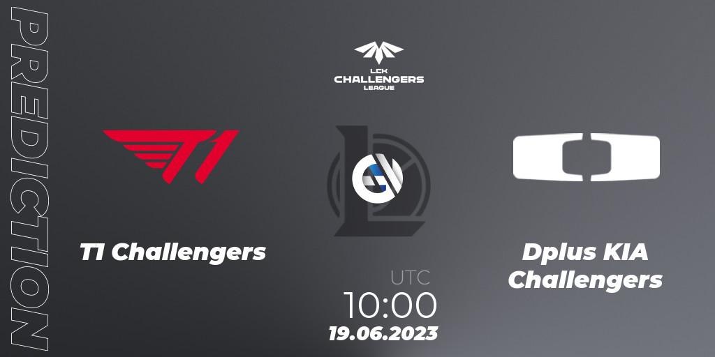 T1 Challengers - Dplus KIA Challengers: Maç tahminleri. 19.06.23, LoL, LCK Challengers League 2023 Summer - Group Stage