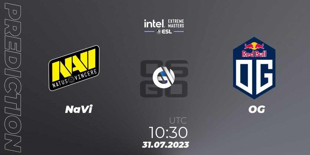 NaVi - OG: Maç tahminleri. 31.07.2023 at 14:00, Counter-Strike (CS2), IEM Cologne 2023