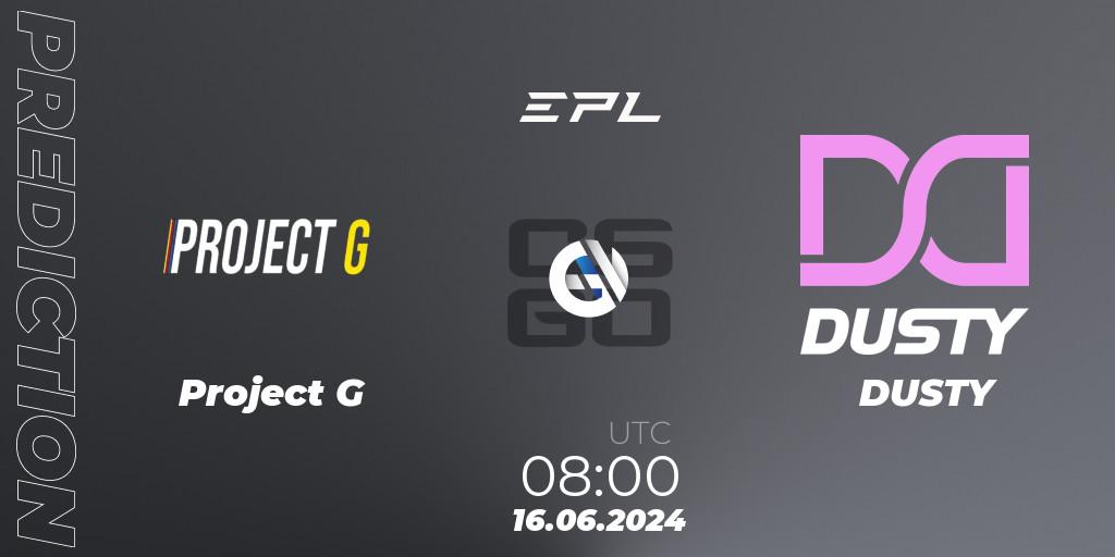 Project G - DUSTY: Maç tahminleri. 14.06.2024 at 14:00, Counter-Strike (CS2), European Pro League Season 18: Division 2