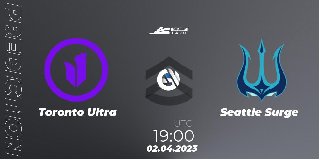 Toronto Ultra - Seattle Surge: Maç tahminleri. 02.04.2023 at 19:00, Call of Duty, Call of Duty League 2023: Stage 4 Major Qualifiers