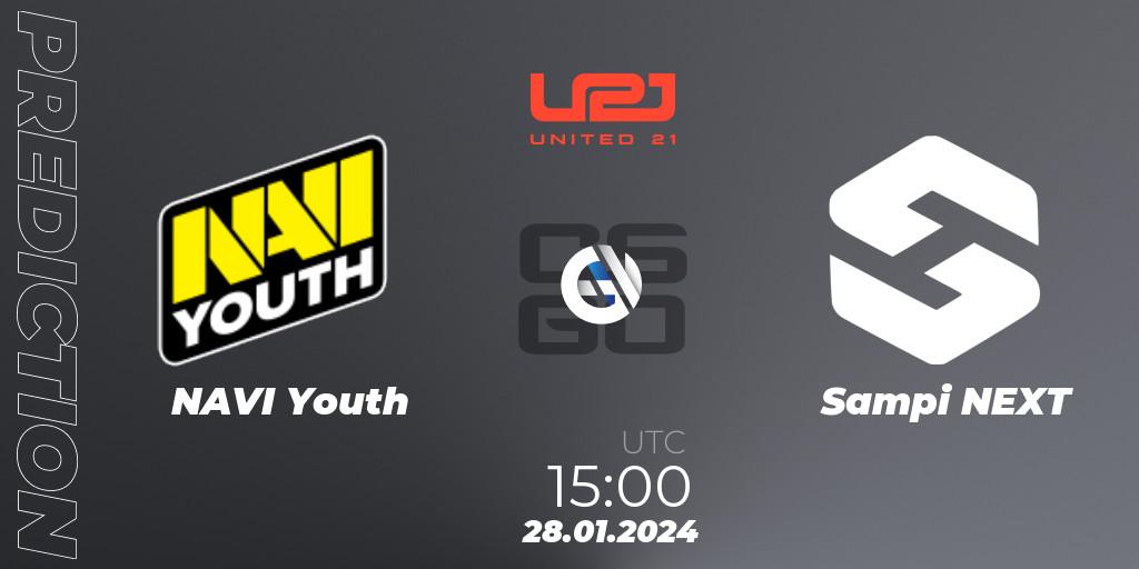 NAVI Youth - Sampi NEXT: Maç tahminleri. 28.01.2024 at 15:00, Counter-Strike (CS2), United21 Season 10: Division 2