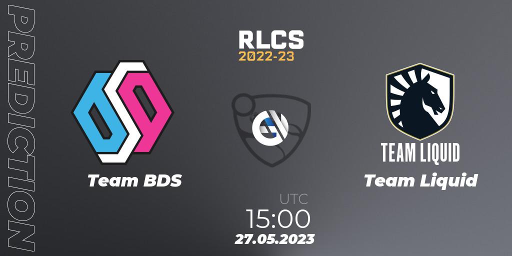 Team BDS - Team Liquid: Maç tahminleri. 27.05.2023 at 15:00, Rocket League, RLCS 2022-23 - Spring: Europe Regional 2 - Spring Cup