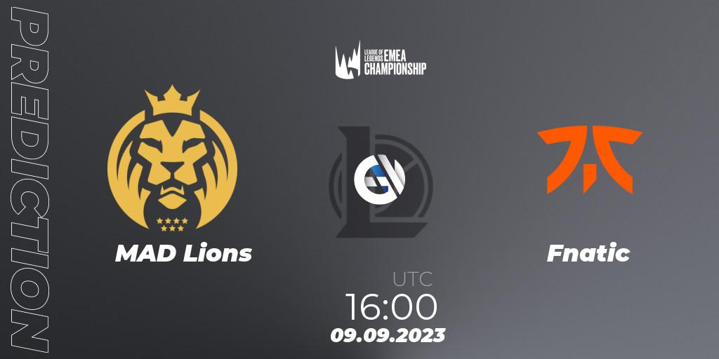 MAD Lions - Fnatic: Maç tahminleri. 09.09.23, LoL, LEC Finals 2023