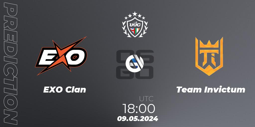 EXO Clan - Team Invictum: Maç tahminleri. 09.05.2024 at 18:00, Counter-Strike (CS2), UKIC League Season 2: Division 1