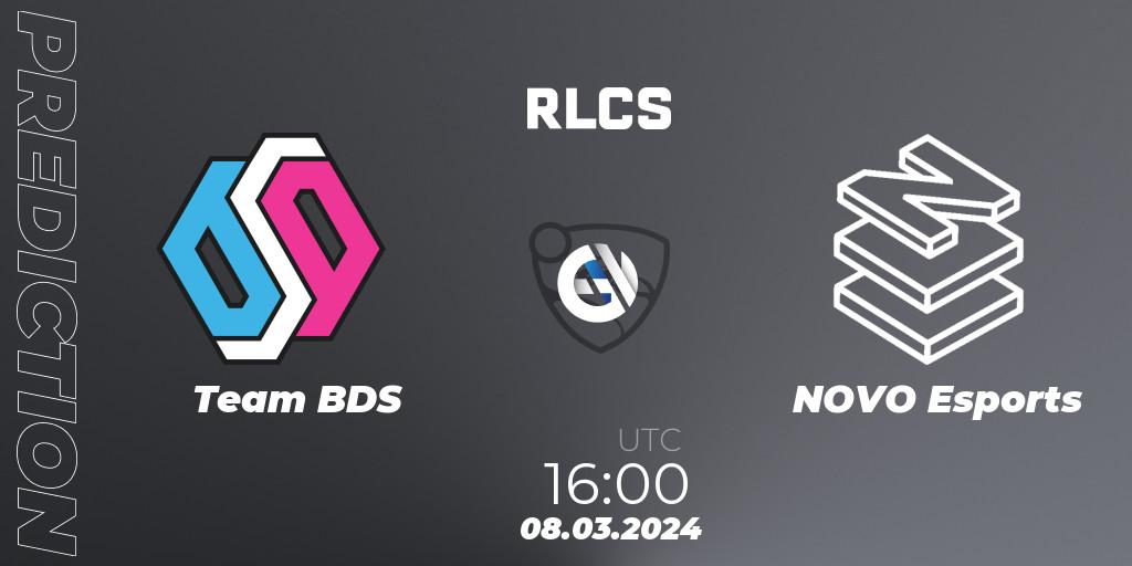 Team BDS - NOVO Esports: Maç tahminleri. 08.03.2024 at 16:00, Rocket League, RLCS 2024 - Major 1: Europe Open Qualifier 3