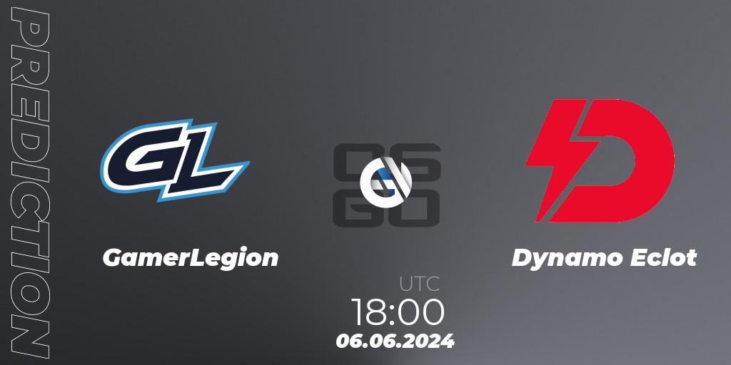 GamerLegion - Dynamo Eclot: Maç tahminleri. 06.06.2024 at 18:25, Counter-Strike (CS2), Regional Clash Arena Europe