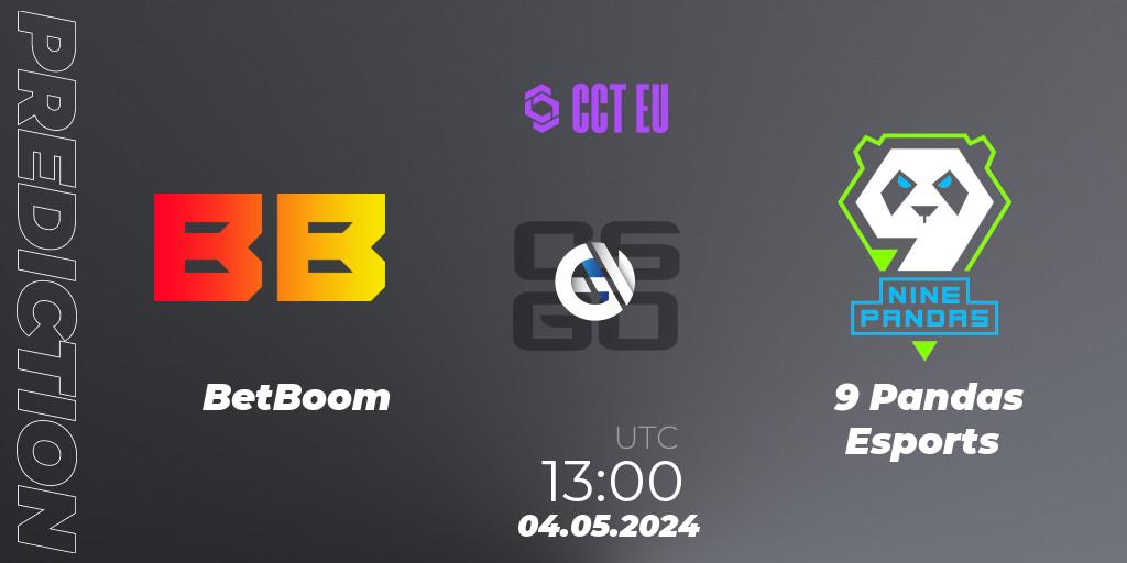 BetBoom - 9 Pandas Esports: Maç tahminleri. 04.05.2024 at 13:00, Counter-Strike (CS2), CCT Season 2 Europe Series 1