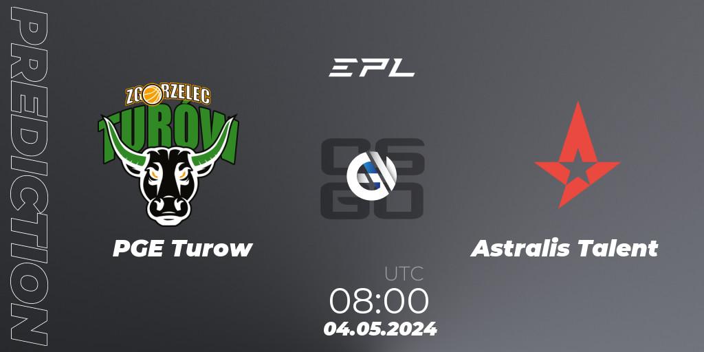 PGE Turow - Astralis Talent: Maç tahminleri. 04.05.2024 at 08:00, Counter-Strike (CS2), European Pro League Season 17: Division 2