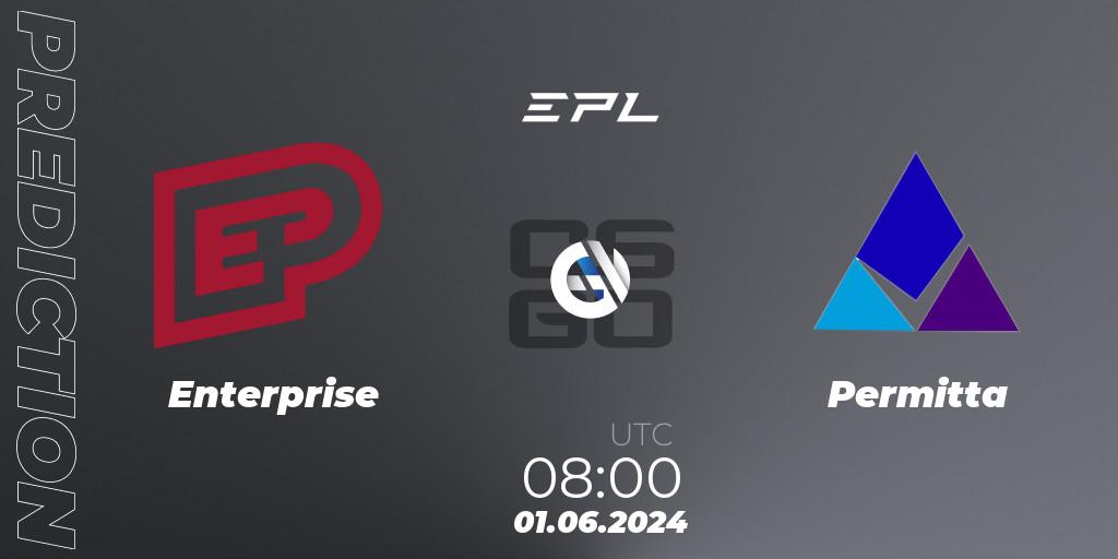 Enterprise - Permitta: Maç tahminleri. 01.06.2024 at 08:00, Counter-Strike (CS2), European Pro League Season 16