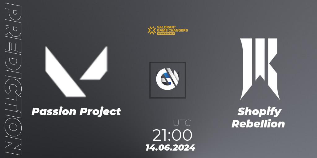 Passion Project - Shopify Rebellion: Maç tahminleri. 14.06.2024 at 21:00, VALORANT, VCT 2024: Game Changers North America Series 2