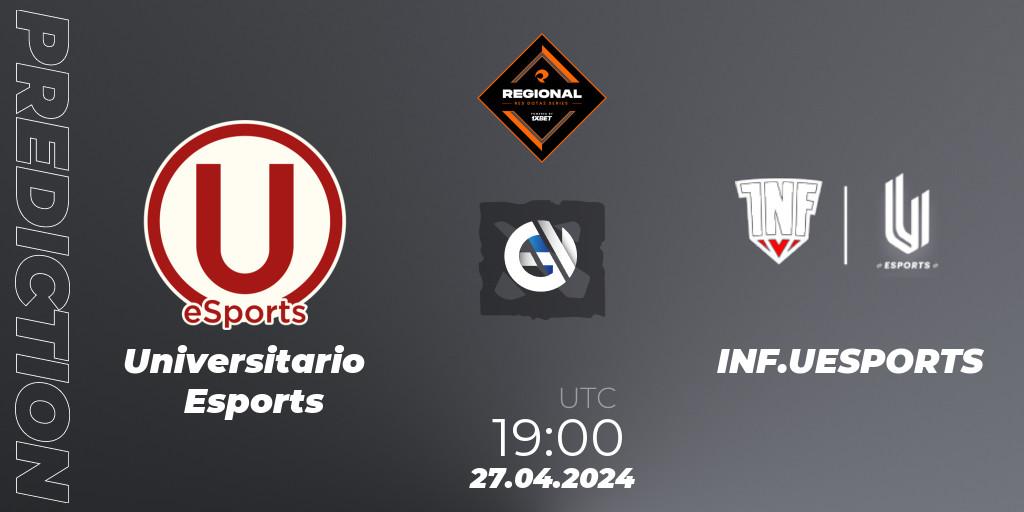 Universitario Esports - INF.UESPORTS: Maç tahminleri. 27.04.24, Dota 2, RES Regional Series: LATAM #2