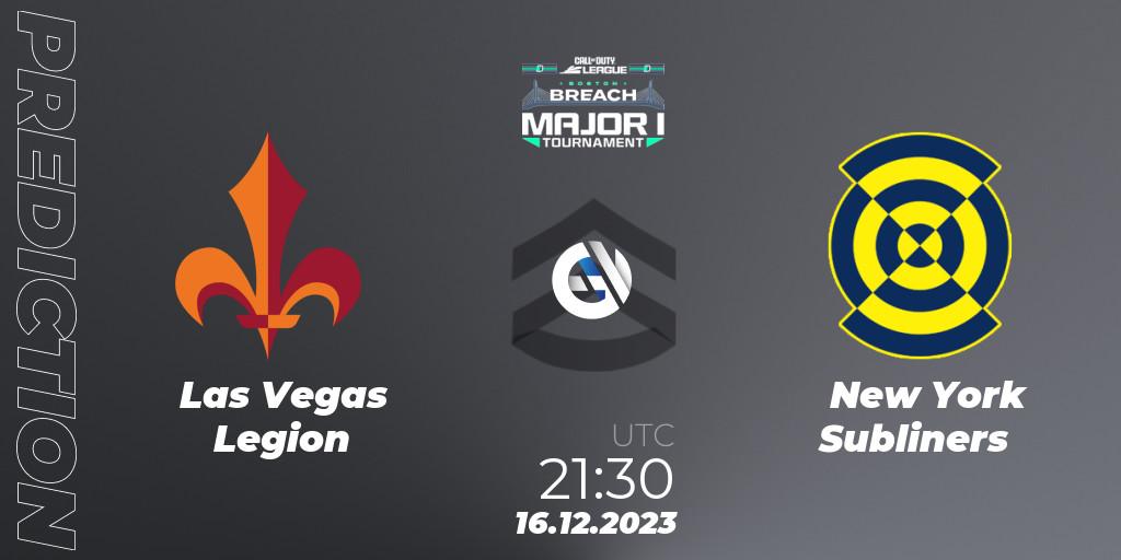 Las Vegas Legion - New York Subliners: Maç tahminleri. 16.12.2023 at 21:30, Call of Duty, Call of Duty League 2024: Stage 1 Major Qualifiers