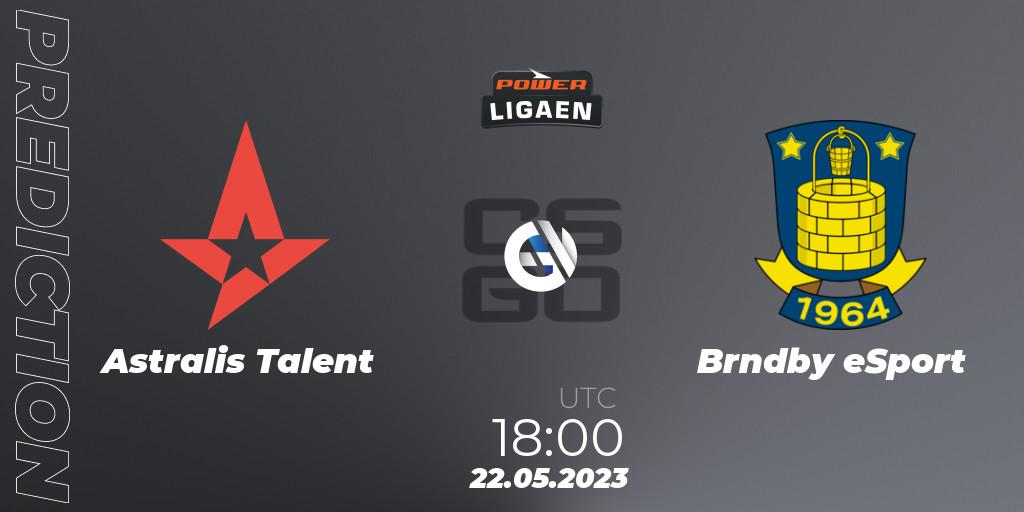 Astralis Talent - Brøndby eSport: Maç tahminleri. 22.05.2023 at 18:00, Counter-Strike (CS2), Dust2.dk Ligaen Season 23