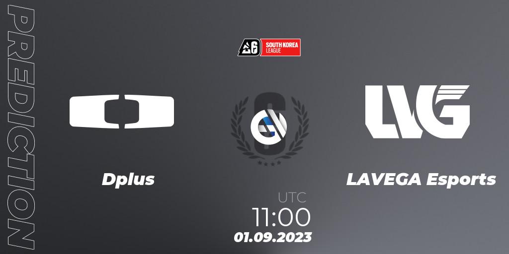 Dplus - LAVEGA Esports: Maç tahminleri. 01.09.2023 at 11:00, Rainbow Six, South Korea League 2023 - Stage 2