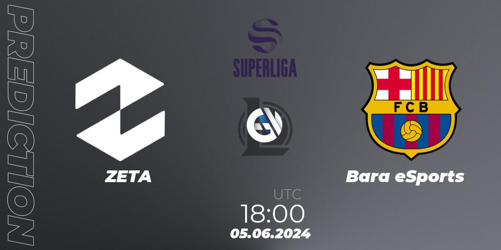 ZETA - Barça eSports: Maç tahminleri. 05.06.2024 at 18:00, LoL, LVP Superliga Summer 2024